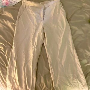 Womens light tan trouser pants- size 14